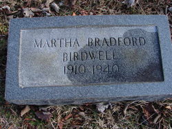Martha Ann <I>Bradford</I> Birdwell 