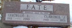 Clarence James Fate 