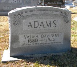 Valma <I>Davison</I> Adams 