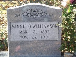 Minnie Ola <I>Harrelson</I> Williamson 