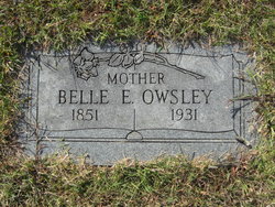 Isabell Elizabeth “Belle” <I>Carter</I> Owsley 