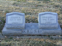 Geraldine Ethel <I>Wolf</I> Kruse 