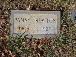 Pansy <I>Dykes</I> Newton 
