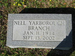 Nell <I>Yarborough</I> Branch 