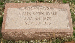 Myrta Alice <I>Owen</I> Bybee 