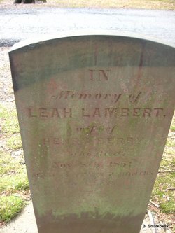 Leah <I>Lambert</I> Berry 