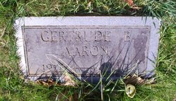 Gertrude G. <I>Bradley</I> Aaron 