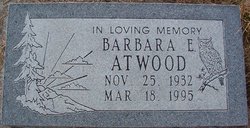 Barbara Echo <I>Needles</I> Atwood 