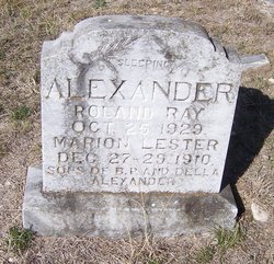 Marion Lester Alexander 
