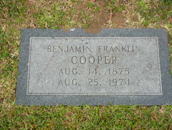 Benjamin Franklin Cooper 