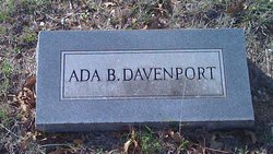 Ada <I>Adams</I> Davenport 