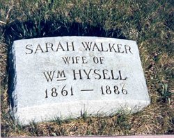 Sarah Ann <I>Walker</I> Hysell 