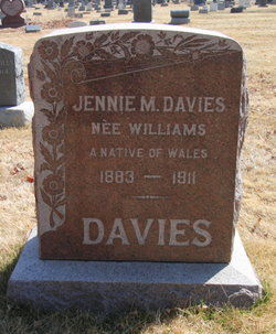 Jennie M. “Jane” <I>Williams</I> Davies 