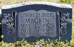 Gertrude <I>Byers</I> Mackin 