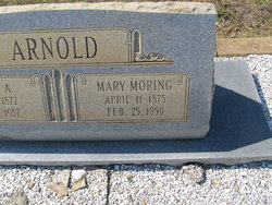 Mary Elizabeth “Lizzie” <I>Moring</I> Arnold 