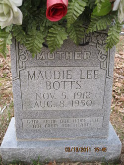 Maudie Lee <I>Carter</I> Botts 