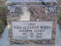 Tessa Elizabeth “Libby” <I>Morris</I> Bagshaw Clarey 