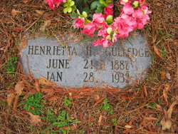 Henrietta <I>Harmon</I> Gulledge 