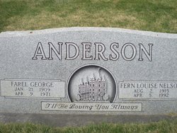 Fern Louise <I>Nelson</I> Anderson 