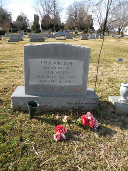 Effa Virginia <I>Herndon</I> Olsen 