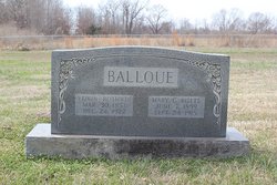 Mary C. <I>Butts</I> Balloue 