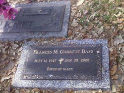 Frances M. <I>Garrett</I> Bass 