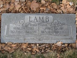 Henrietta Almyra “Nettie or Hettie” <I>Losee</I> Lamb 