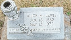 Alice M Lewis 