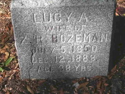 Lucy Ann <I>Tucker</I> Bozeman 
