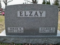 Huldah E <I>Hoy</I> Elzay 