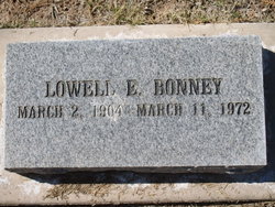 Lowell Edwin Bonney 
