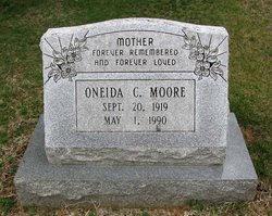 Oneida Catherine <I>Meadows</I> Moore 