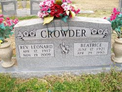 Rev Leonard Crowder 
