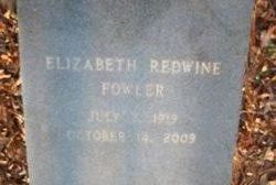 Elizabeth <I>Redwine</I> Fowler 