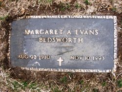 Margaret A “Marge” <I>Beaton</I> Evans Bedsworth 