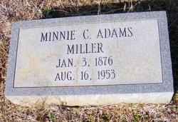 Minnie <I>Carmical</I> Adams Miller 