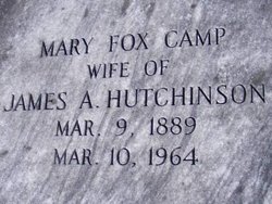 Mary Fox <I>Camp</I> Hutchinson 