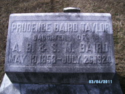 Prudence <I>Baird</I> Taylor 