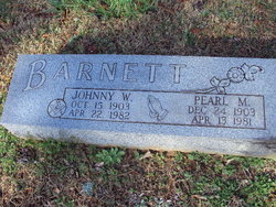 Pearl M <I>Moxley</I> Barnett 