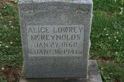 Alice <I>Merriman</I> McReynolds 