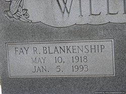 Fay Ruby <I>Blankenship</I> Williams 