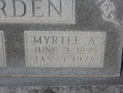 Myrtle A. <I>Scott</I> Barden 