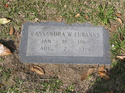 Cassandra A. “Cassie” <I>White</I> Eubanks 