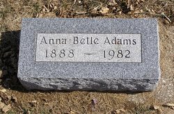 Anna Belle <I>Rasmussen</I> Adams 