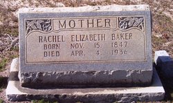 Rachel Elizabeth <I>Young</I> Baker 