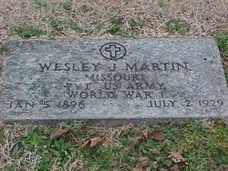 Wesley J Martin 