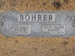 Lottie <I>Wolf</I> Bohrer 