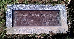 Paul Rufus Bihm Sr.