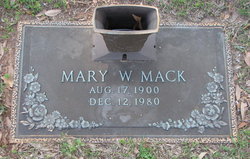 Mary <I>Wright</I> Mack 