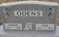 Minnie <I>Vanderveen</I> Odens 